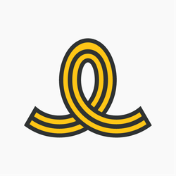laugga practice logo yellow