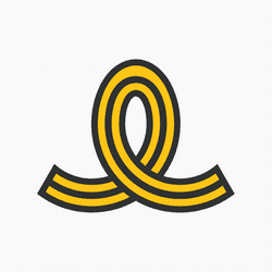 laugga practice logo yellow